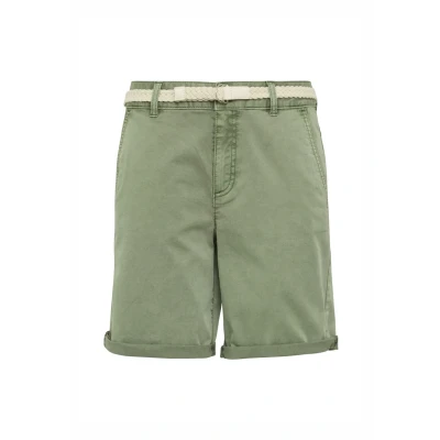 Abbildung von s.Oliver Damen 2161341 Chino Bermuda mit Gürtel, 5959, 36