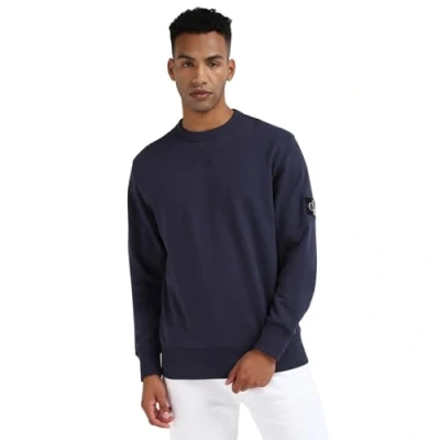 Abbildung von Calvin Klein Jeans Badge CREW NECK Sweatshirt, Herren, Größe: XXL, Ink