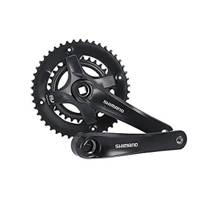 Abbildung von Shimano Unisex Erwachsene TY501 Kurbelgarnitur, Schwarz, 170 mm