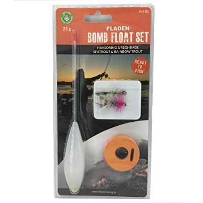 Abbildung von Fladen Bomb float set Trout/Seatrout Ready to fish 25g Meeres kunstkoeder