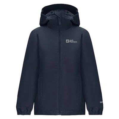 Abbildung von Jack Wolfskin Regenjacke / wasserabweisende Jacke für Kinder, Größe: 116, Night blue