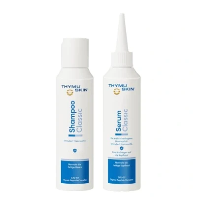 Abbildung von THYMUSKIN Classic Set, 1er Pack (1 X 100 Ml Shampoo &amp; 1 100ml Serum)