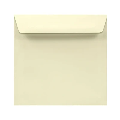 Abbildung von Netuno 50 quadratische Briefumschläge Elfenbein 15,5 x cm 100g Lessebo Smooth Ivory Umschläge quadratisch 15 für Einladungskarten Geburtstagskarten Glückwunschkarten Hochzeit Weihnachten