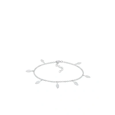 Abbildung von Elli BOHO Feather Armband silvercoloured, Damen, Größe: 16, Silver coloured