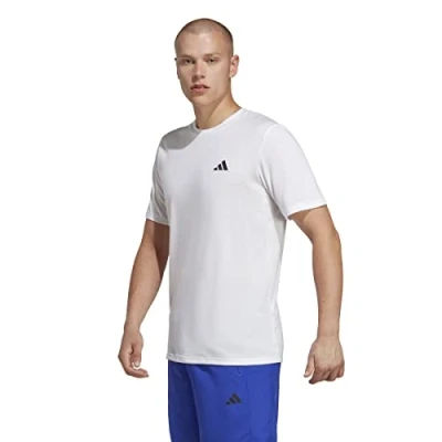 Abbildung von adidas Performance TEE Sport Tshirt White black, Herren, Größe: XL, black