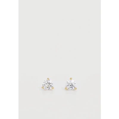 Abbildung von kate spade new york MINI TRIO Prong Studs Ohrringe clear/goldcoloured, Damen, Größe: One Size, Clear/gold coloured