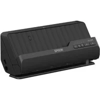 Abbildung von Epson Wi Fi Scanner ES C320W, kompakter A4 Business mit geringem Stromverbrauch, Duplex Einzugscanner vielseitiger Medienverarbeitung, schwarz