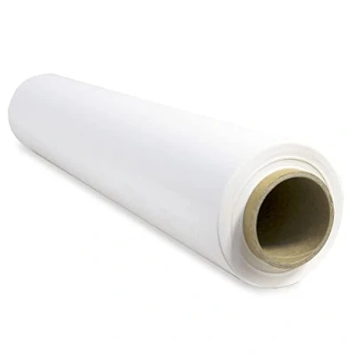 Abbildung von Stretch Verpackungsfolie, weiße Kunststofffolie zum Verpacken, schützende Kunststoffrolle für Versand und Umzug, Rolle von 50 cm bis zu 400 m dehnbar Ofituria (1 Stück)
