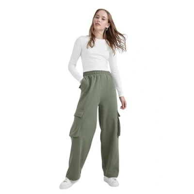 Abbildung von DeFacto Damen Z9199az Tracksuit, Khaki, XXL EU