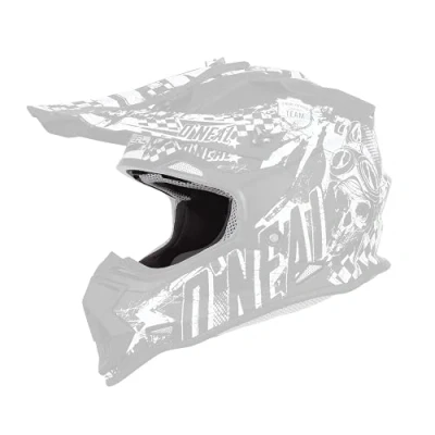 Abbildung von O&#039;NEAL Motorcross Helm Ersatzteile Motorrad Enduro Ersatzfutter für 2SRS Youth Liner &amp; Cheek Pads Helmet Grau Größe S