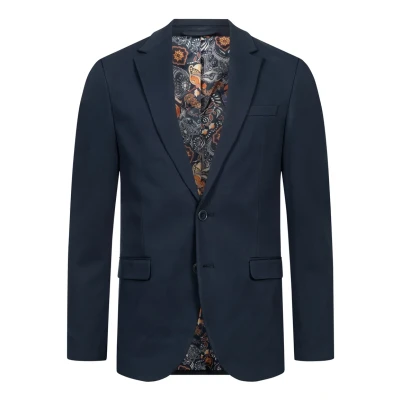Abbildung von JEFF Herren JFEzra Sakko mit Stretch Klassische Anzugjacke Herrenjackett Dark Navy 46
