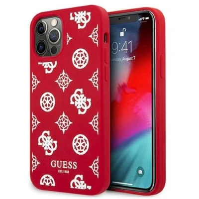 Abbildung von Guess GUHCP12LLSPEWRE Hülle für iPhone 12 Pro Max 6,7&quot; rot Hard case Peony Collection