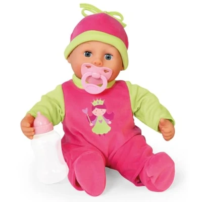 Abbildung von Bayer Babypuppe First Words (3 tlg), Prinzessinnen Design