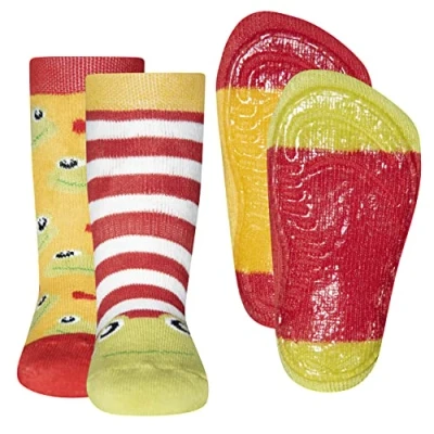Abbildung von Ewers Socken für Kinder, Größe: 18 19, Gold rot