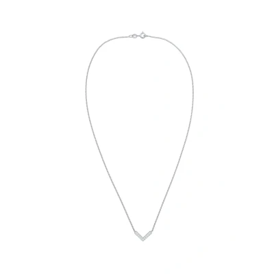 Abbildung von Elli Elegant Vform Halskette, Damen, Größe: 42, Silber