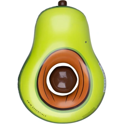 Abbildung von Luftmatratze Aufblasbare Avocado mit Strandball