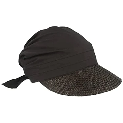 Abbildung von Seeberger Visor Strohcap mit Strohbortenschild