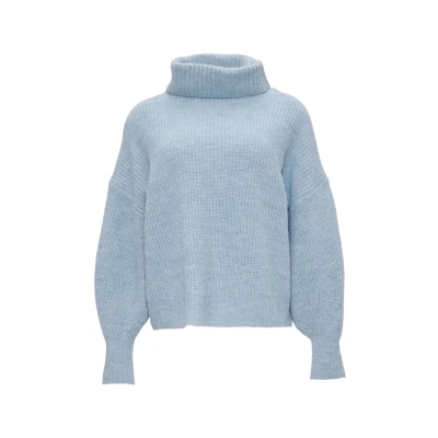 Abbildung von s.Oliver MIT Rollkragen Strickpullover, Damen, Größe: 36, Hellblau