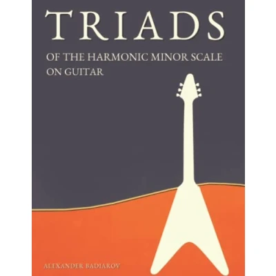 Abbildung von Triads of the Harmonic Minor Scale on Guitar (Triads Guitar)