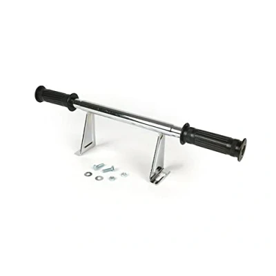 Abbildung von MOTO NOSTRA Fußrasten Chrom kompatibel für Vespa Largeframe PX80, PX125, PX150, PX200, T5, Super, Sprint