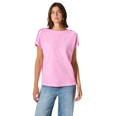 Abbildung von Cecil Damen B323365 T Shirt, Fresh neon pink, XS