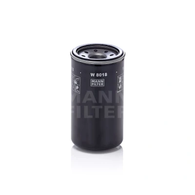 Abbildung von MANN FILTER W 8018 Ölfilter M 26 X 1.5 mit einem Rücklaufsperrventil Anschraubfilter ISUZU: D Max 1 Pickup, Pritsche / Fahrgestell