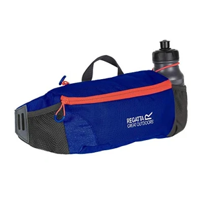 Abbildung von Regatta Herren Blackfell Iii Bottle Reflective Hardwearing Padded Travel Waist Pack Gürteltasche, Surfspray/Blaze, Einzelbett