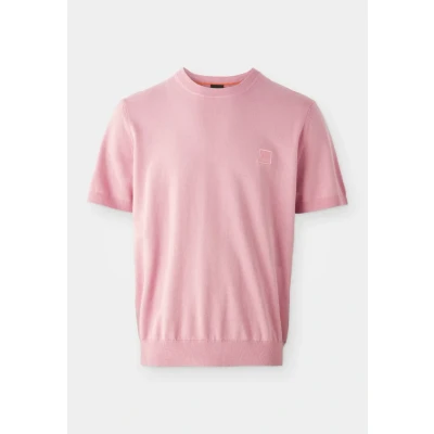 Abbildung von BOSS Kanache Tshirt basic, Herren, Größe: Large, Open pink