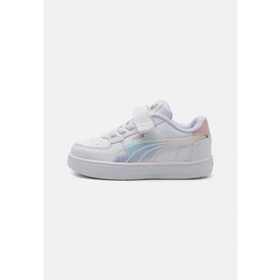 Abbildung von Puma Caven 2.0 Holo Sneakers Kleinkinder Schuhe Für Damen Mit Plain White/Mauve Mist/Silver Größe: 25