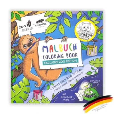 Abbildung von Malbuch Zoo BERLIN und TIERPARK BERLIN: Exklusive Edition