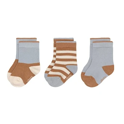 Abbildung von LÄSSIG Unisex Kinder und Babysocken 3er Set/ Hellblau Karamell Größe 23 26