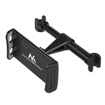 Abbildung von Maclean MC 894 Universal Smartphone und Tablet Kfz Halterung Kopfstützenhalter Auto 360 Grad Drehbar Universalhalterung