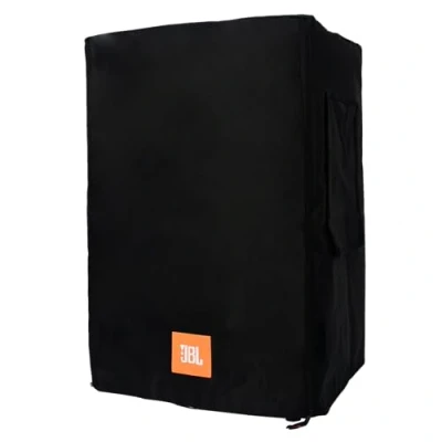 Abbildung von JBL Cover für JRX225 Schutz Lautsprecher Konvertierbares Design Schwarz Nylon Convertible Hülle Modern während des Gebrauchs und Lagerung