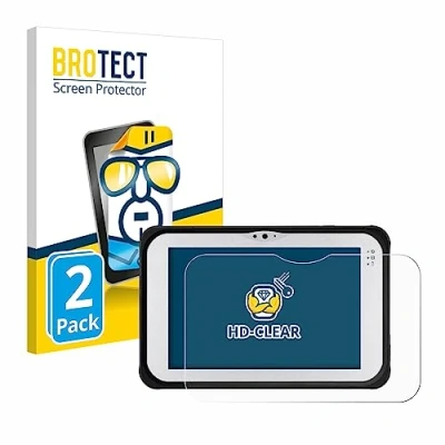Abbildung von BROTECT (2 Stück Schutzfolie für Panasonic Toughpad FZ M1/ B2 Displayschutz Folie Ultra Klar