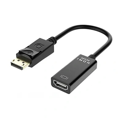 Abbildung von Bolwins D35 Adapter Kabel Displayport DP Stecker zu HDMI für Laptop PC Monitor Audio &amp; Video Kabel, (25 cm)