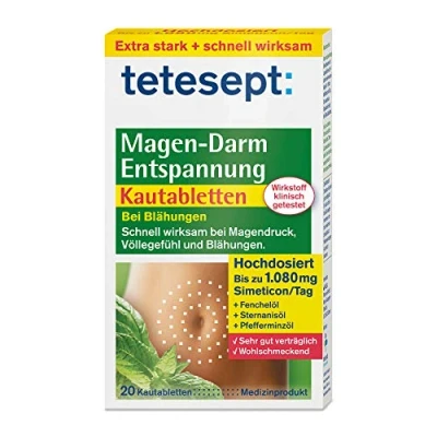 Abbildung von Tetesept Magen darm Entspannung Kautabletten