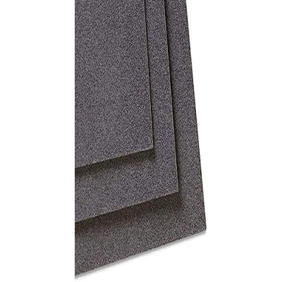 Abbildung von Clairefontaine 296009C Packung (mit 5 Zeichenbögen Pastelmat, 70 x 100 cm, 360 g, ideal für Trockentechniken und Pastell) anthrazit