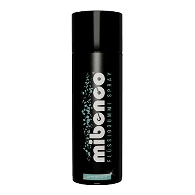 Abbildung von mibenco 71416034 Flüssiggummi Spray / Sprühfolie, Türkis Glänzend, 400 ml Schutz für Oberflächen und zum Felgen lackieren