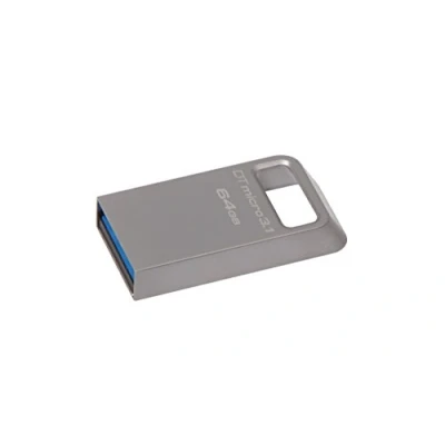 Abbildung von Kingston DataTraveler Micro 3.1 DTMC3/64GB Kleines Format USB Speicherstick silber