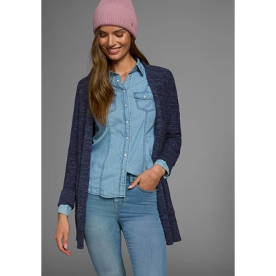 Abbildung von KangaROOS Strickjacke, in melierter Optik