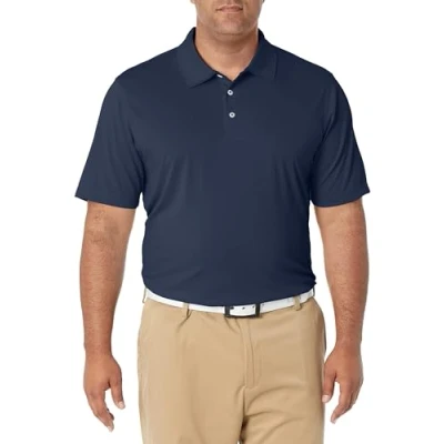 Abbildung von Amazon Essentials Herren Golf Polo Shirt, Schnell Trocknend, Normale Passform, Dunkles Marineblau, XS
