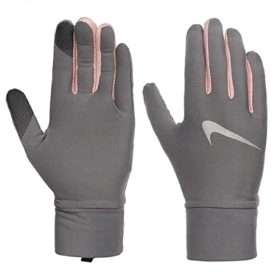 Abbildung von Nike Unisex Erwachsene Lightweight Handschuhe, Black/Rust pink/Silver, OneSize