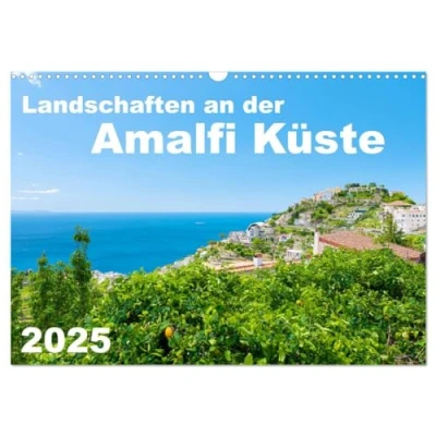 Abbildung von Landschaften an der Amalfi Küste (Wandkalender 2025 DIN A3 quer), CALVENDO Monatskalender