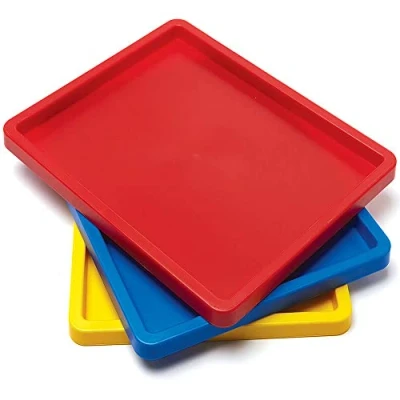 Abbildung von Baker Ross FC891 Kinder Basteln Tablett 3 Stück, aus Kunststoff für zum