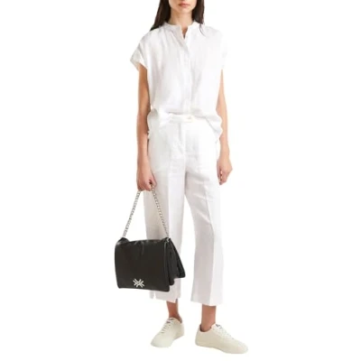 Abbildung von United Colors of Benetton Cropped Stoffhose, Damen, Größe: 42, White