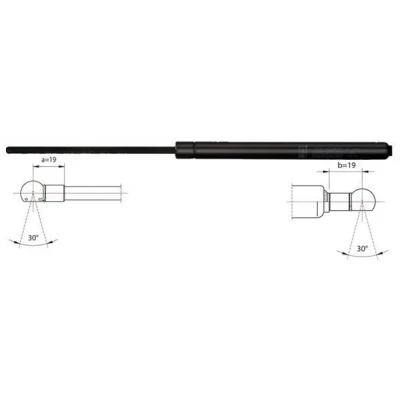 Abbildung von METZGER 2110465 Heckklappendämpfer 530 490 AUDI: A4 B7 Avant