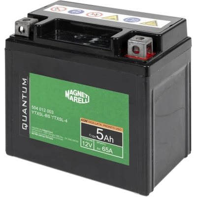Abbildung von QUANTUM ENERGY Magneti Marelli 3623 Batterie 12V 5Ah 65A