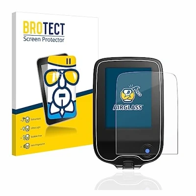 Abbildung von BROTECT Schutzglas für Freestyle Libre / 2/3 Schutzfolie Panzer Folie Glas [Extrem Kratzfest 9H, Anti Fingerprint, Ultra Transparent]