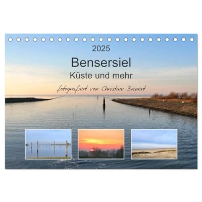 Abbildung von Bensersiel Küste und mehr (Tischkalender 2025 DIN A5 quer), CALVENDO Monatskalender