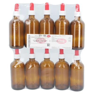 Abbildung von Pipettenflasche 100 ml m.kompl.Pipettenm 10 St